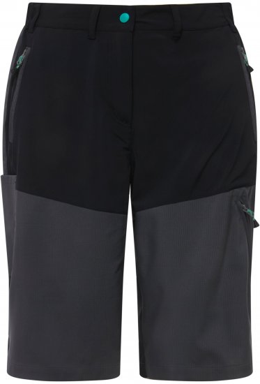 Ulla Popken Water Repellent Nordic Walking Shorts Black - Jeans & Pantalons Femme Grandes Tailles – Plus Size - 