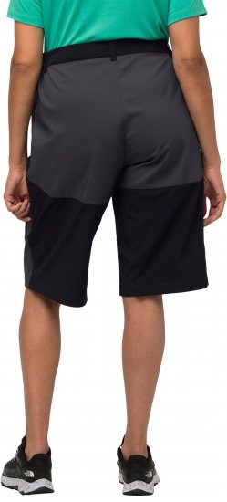 Ulla Popken Water Repellent Nordic Walking Shorts Black - Jeans & Pantalons Femme Grandes Tailles – Plus Size - 