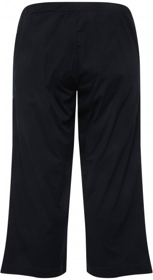 Ulla Popken Cropped Ruby Fit Pants Navy - Jeans & Pantalons Femme Grandes Tailles – Plus Size - 