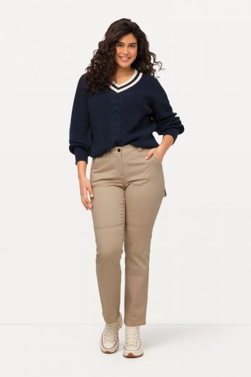 Ulla Popken Bootcut Carpenter Jeans Dark Putty - Ulla Popken - Ulla Popken Grandes Tailles