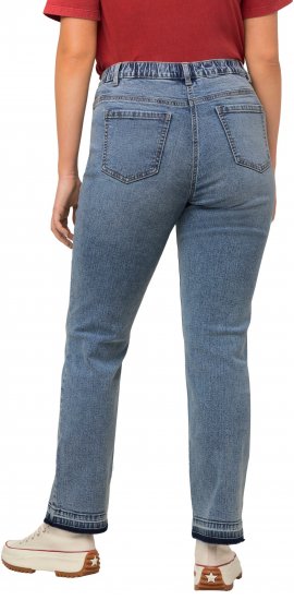 Ulla Popken Wide Leg Stretch Fit Mandy Jeans Light Blue Denim - Jeans & Pantalons Femme Grandes Tailles – Plus Size - 