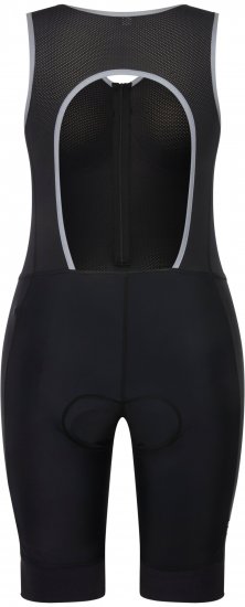 Ulla Popken Padded Cycling Zip Front Bodysuit Black - Jeans & Pantalons Femme Grandes Tailles – Plus Size - 