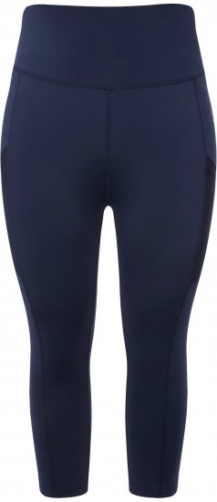 Ulla Popken Cropped High Waisted Leggings Navy - Jeans & Pantalons Femme Grandes Tailles – Plus Size - 