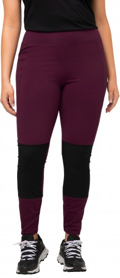 Ulla Popken High Waisted Hiking Leggings Purple - Jeans & Pantalons Femme Grandes Tailles – Plus Size - 