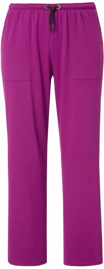Ulla Popken Straight Leg Joggers Purple - Jeans & Pantalons Femme Grandes Tailles – Plus Size - 