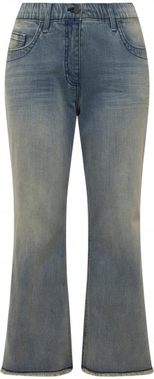 Ulla Popken Fringed Leg Mandy Jeans Blue - Jeans & Pantalons Femme Grandes Tailles – Plus Size - 