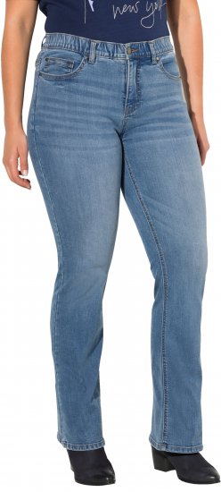 Ulla Popken Bootcut Marie Jeans Light Blue Denim - Jeans & Pantalons Femme Grandes Tailles – Plus Size - 