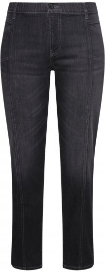 Ulla Popken Decorative Seam Boyfriend Jeans Dark Teal - Jeans & Pantalons Femme Grandes Tailles – Plus Size - 