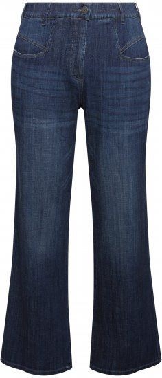 Ulla Popken Bootcut Stretch Fit Jeans Blue - Jeans & Pantalons Femme Grandes Tailles – Plus Size - 