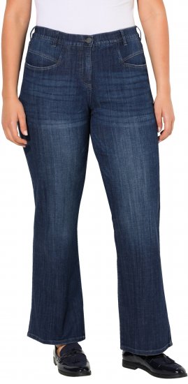 Ulla Popken Bootcut Stretch Fit Jeans Blue - Jeans & Pantalons Femme Grandes Tailles – Plus Size - 