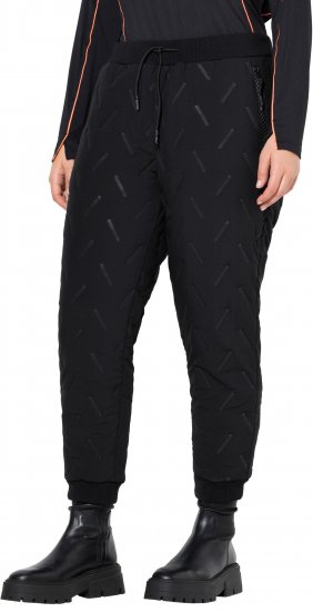 Ulla Popken Triple Function Pants Black - Jeans & Pantalons Femme Grandes Tailles – Plus Size - 