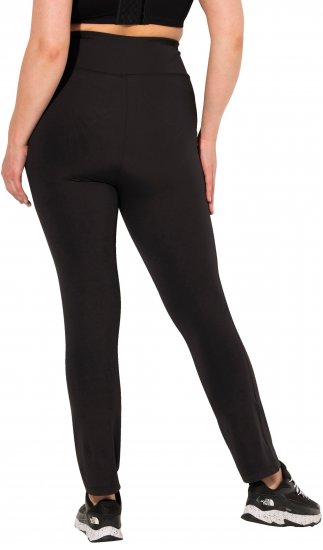 Ulla Popken Straight Leg Quick Drying Leggings Black - Jeans & Pantalons Femme Grandes Tailles – Plus Size - 
