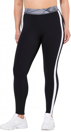Ulla Popken High Waisted Leggings Black - Jeans & Pantalons Femme Grandes Tailles – Plus Size - 