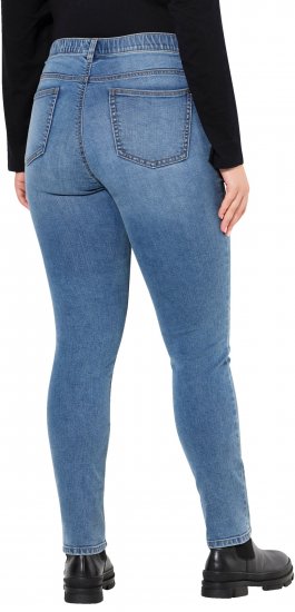 Ulla Popken Stretch Fit Slim Leg Jeans Blue - Jeans & Pantalons Femme Grandes Tailles – Plus Size - 
