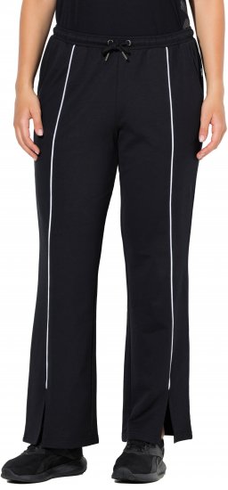 Ulla Popken Tracksuit Pants Black - Jeans & Pantalons Femme Grandes Tailles – Plus Size - 