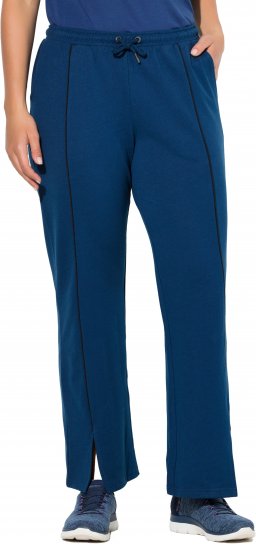 Ulla Popken Tracksuit Pants Blue - Jeans & Pantalons Femme Grandes Tailles – Plus Size - 