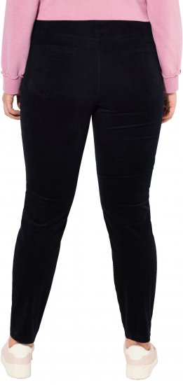Ulla Popken Corduroy Leggings Navy - Jeans & Pantalons Femme Grandes Tailles – Plus Size - 