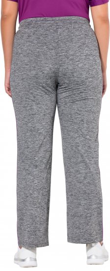 Ulla Popken Quick Drying Jogging Pants Grey - Jeans & Pantalons Femme Grandes Tailles – Plus Size - 