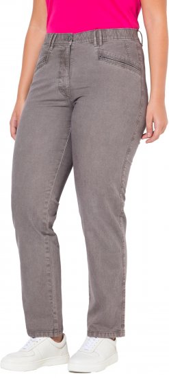 Ulla Popken Tapered Leg Mony Pants Black - Jeans & Pantalons Femme Grandes Tailles – Plus Size - 