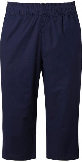 Ulla Popken Stretch Fit Paper Bag Culottes Navy - Jeans & Pantalons Femme Grandes Tailles – Plus Size - 
