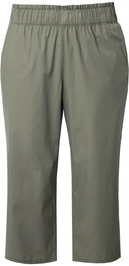 Ulla Popken Stretch Fit Paper Bag Culottes Green - Jeans & Pantalons Femme Grandes Tailles – Plus Size - 