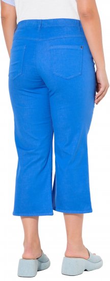 Ulla Popken Wide Leg Twill Mary Fit Culottes Deep Aqua - Jeans & Pantalons Femme Grandes Tailles – Plus Size - 