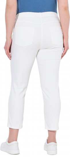 Ulla Popken Cropped Jeggings Snow White - Jeans & Pantalons Femme Grandes Tailles – Plus Size - 