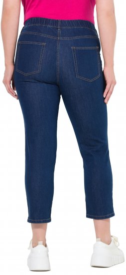 Ulla Popken Cropped Jeggings Blue Denim - Jeans & Pantalons Femme Grandes Tailles – Plus Size - 