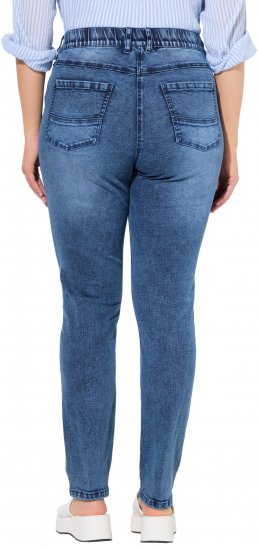 Ulla Popken Vintage Wash Stretch Fit Jeans Blue Denim - Jeans & Pantalons Femme Grandes Tailles – Plus Size - 