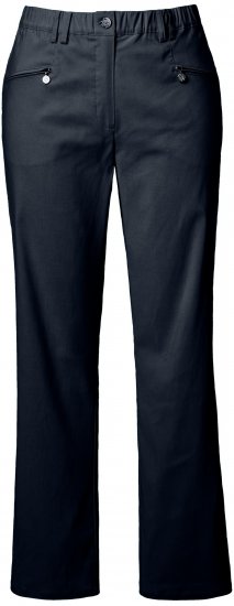Ulla Popken Thermal Stretch Fit Mony Pants Navy Blue - Jeans & Pantalons Femme Grandes Tailles – Plus Size - 