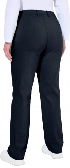 Ulla Popken Thermal Stretch Fit Mony Pants Navy Blue - Jeans & Pantalons Femme Grandes Tailles – Plus Size - 