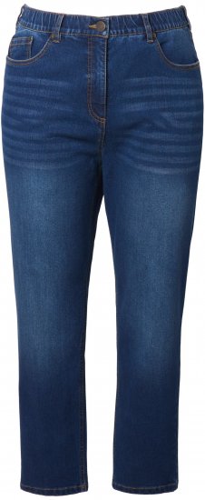 Ulla Popken Stretch Fit Mom Jeans Blue Denim - Jeans & Pantalons Femme Grandes Tailles – Plus Size - 