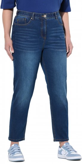 Ulla Popken Stretch Fit Mom Jeans Blue Denim - Jeans & Pantalons Femme Grandes Tailles – Plus Size - 