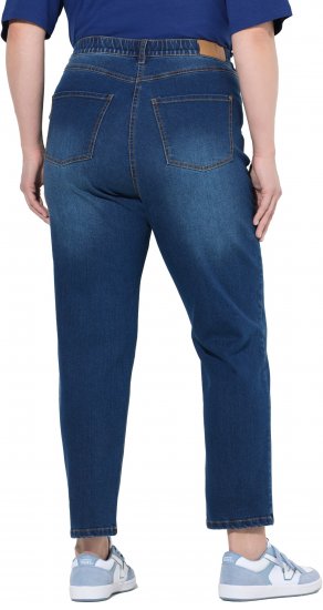 Ulla Popken Stretch Fit Mom Jeans Blue Denim - Jeans & Pantalons Femme Grandes Tailles – Plus Size - 
