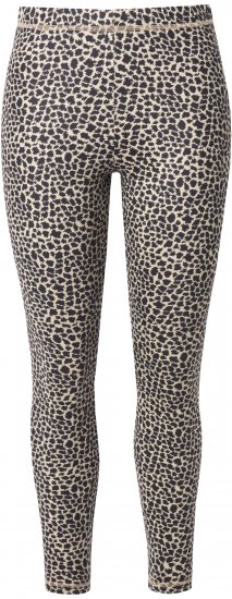 Ulla Popken Leopard Print Ski Leggings Black - Jeans & Pantalons Femme Grandes Tailles – Plus Size - 