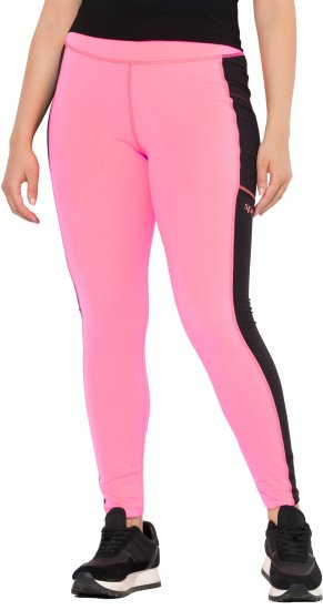 Ulla Popken Quick Drying Sports Leggings Pink - Jeans & Pantalons Femme Grandes Tailles – Plus Size - 