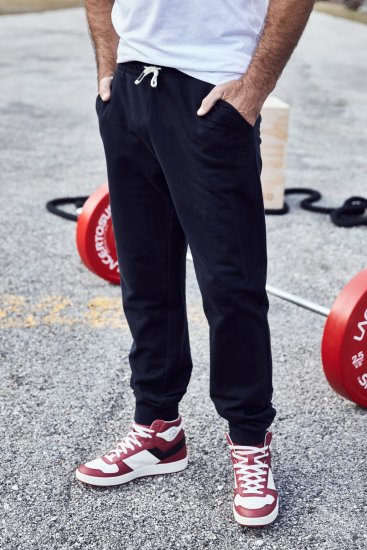 JP1880 Sweatpants Modern Fit Lightweight Black - VÊTEMENTS HOMME MT-6XLT - Vêtements Tall Homme