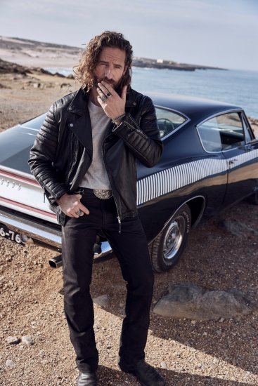 JP1880 Leather Pants Regular Fit Buffalo Nubuck Black - Jeans et pantalons - Jeans et Pantalons grande taille 