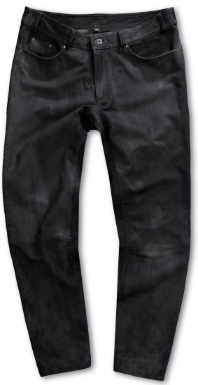 JP1880 Leather Pants Regular Fit Buffalo Nubuck Dark Brown - Jeans et pantalons - Jeans et Pantalons grande taille 