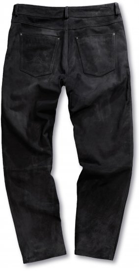 JP1880 Leather Pants Regular Fit Buffalo Nubuck Dark Brown - Jeans et pantalons - Jeans et Pantalons grande taille 