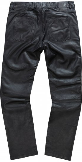 JP1880 Leather Pants Regular Fit Finest Lamb Nappa Black - Jeans et pantalons - Jeans et Pantalons grande taille 