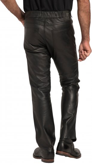 JP1880 Leather Pants Regular Fit Finest Lamb Nappa Black - Jeans et pantalons - Jeans et Pantalons grande taille 