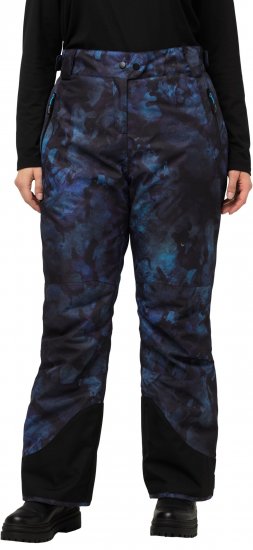 Ulla Popken Functional Trousers Ski Trousers Waterproof Velcro Closure Navy - Jeans & Pantalons Femme Grandes Tailles – Plus Size - 