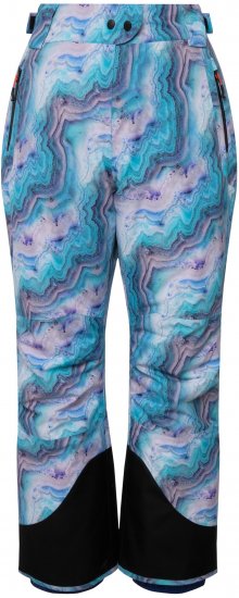 Ulla Popken Functional Ski Trousers Waterproof Shaped Knees Velcro Closure Mineral Blue - Jeans & Pantalons Femme Grandes Tailles – Plus Size - 