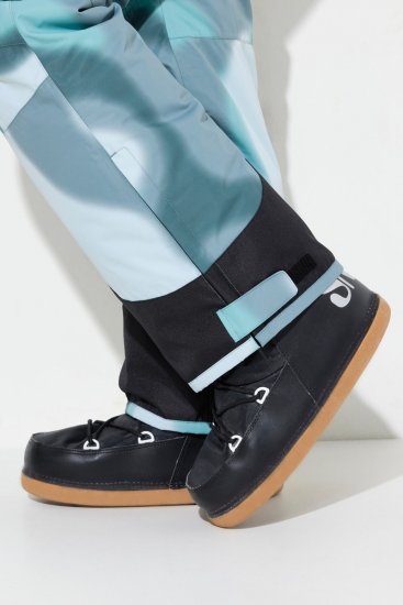Ulla Popken Hyprar Ski Pants Waterproof Velcro Closure Shaped Knees Ice Green - Vêtements de ski - 