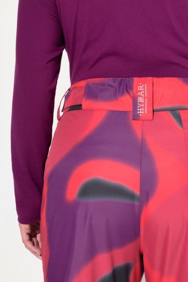 Ulla Popken Hyprar Ski Pants Waterproof Velcro Closure Shaped Knees Berry Pink - Vêtements de ski - 