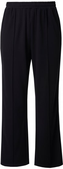 Ulla Popken Rose Wide Leg Stretch Waist Trousers Black - Jeans & Pantalons Femme Grandes Tailles – Plus Size - 