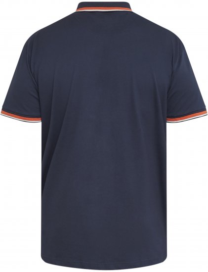 North Latitude 61128 Polo Piqué Superflex Bleu Marine - Polos - Polos homme grande taille
