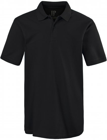 JP1880 Basic Sporty Classic Polo Shirt Short Sleeve Black TALL - TALL polos - 