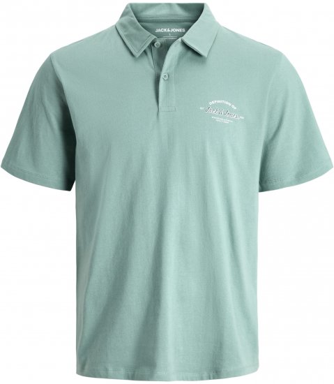 Jack & Jones Brandon Short Sleeve Polo Turquoise - Polos - Polos homme grande taille